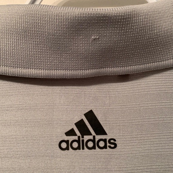 Adidas Trump International Golf Links Scotland Climacool Golf Polo Shirt Grey XL - Picture 8 of 12